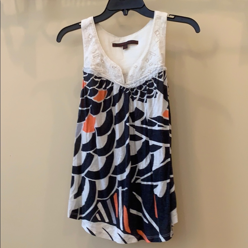 Mixed media tank A Common Thread Anthro tank SZ P